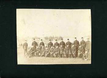 32nd Regiment:  Garnet Wark top row, 4th from left, likely 1911-1914